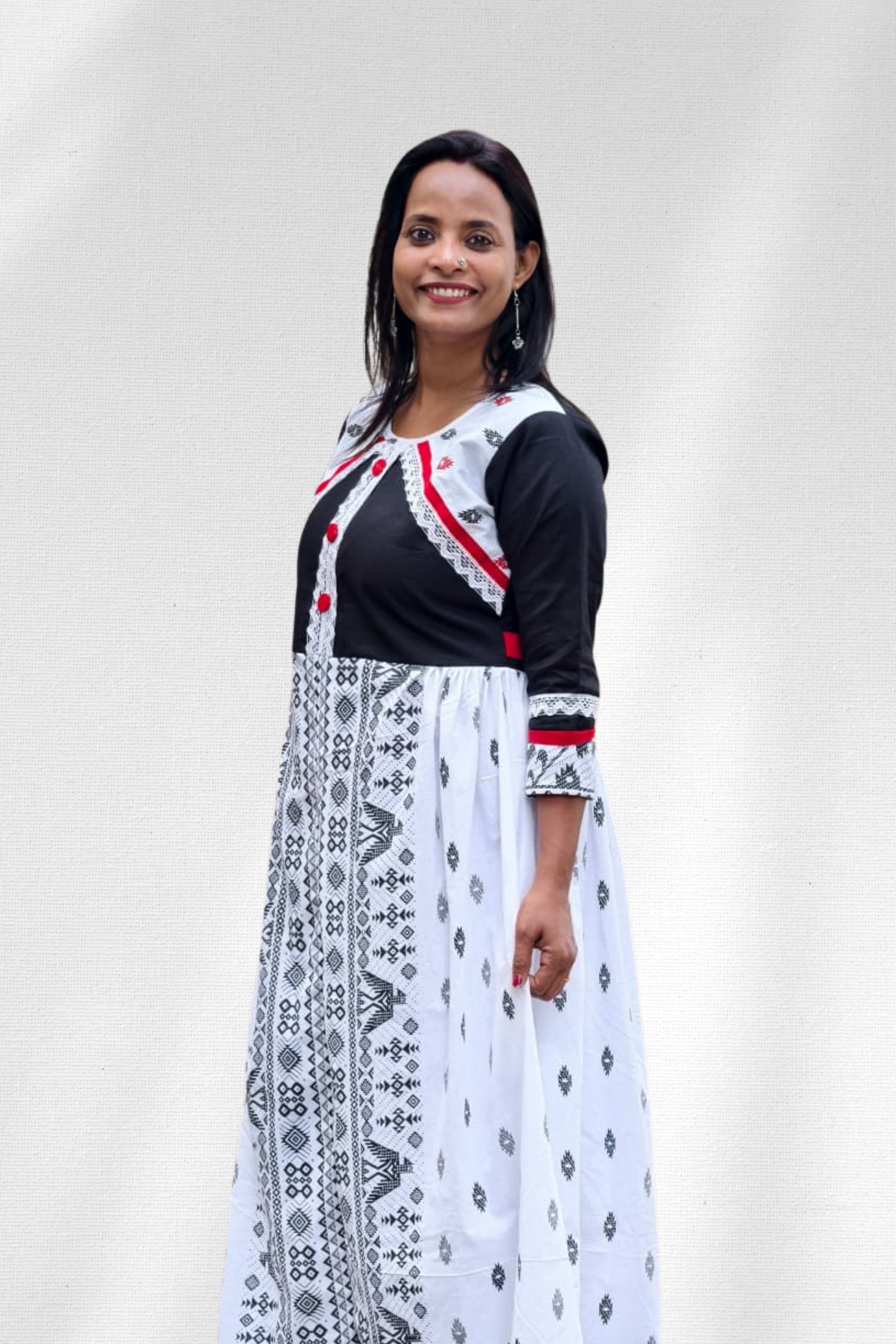 Classic White Designer One-Piece