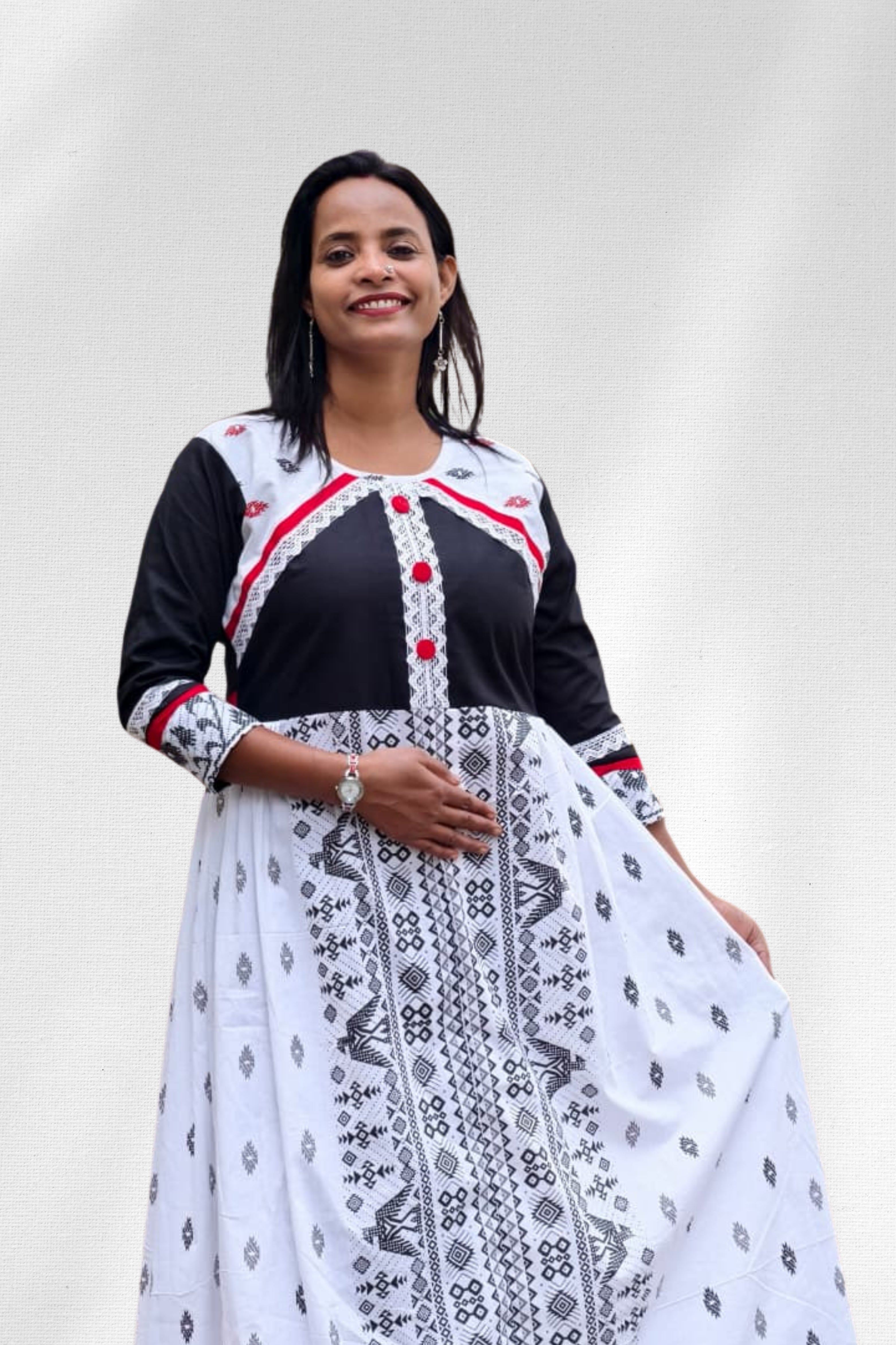 Classic White Designer One-Piece